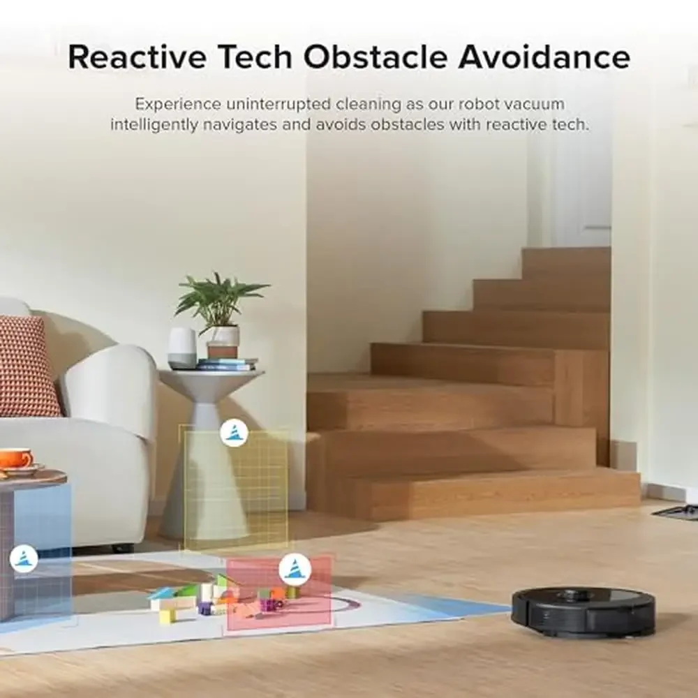 Q8 Max  Robot Vacuum Mop Self-Emptying 7 Weeks Cleaning Reactive Tech Obstacle Avoidance 5500Pa Suction DuoRoller Brush LiDAR 3