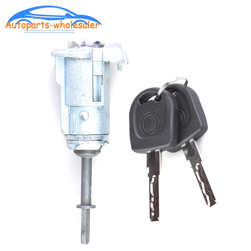 

Цилиндр ствола автомобильного дверного замка с 2 ключами 1J0837167 1J0837168 1U0837167A 1U0837168A подходит для VW Bora 1J Golf 4 1998-2006