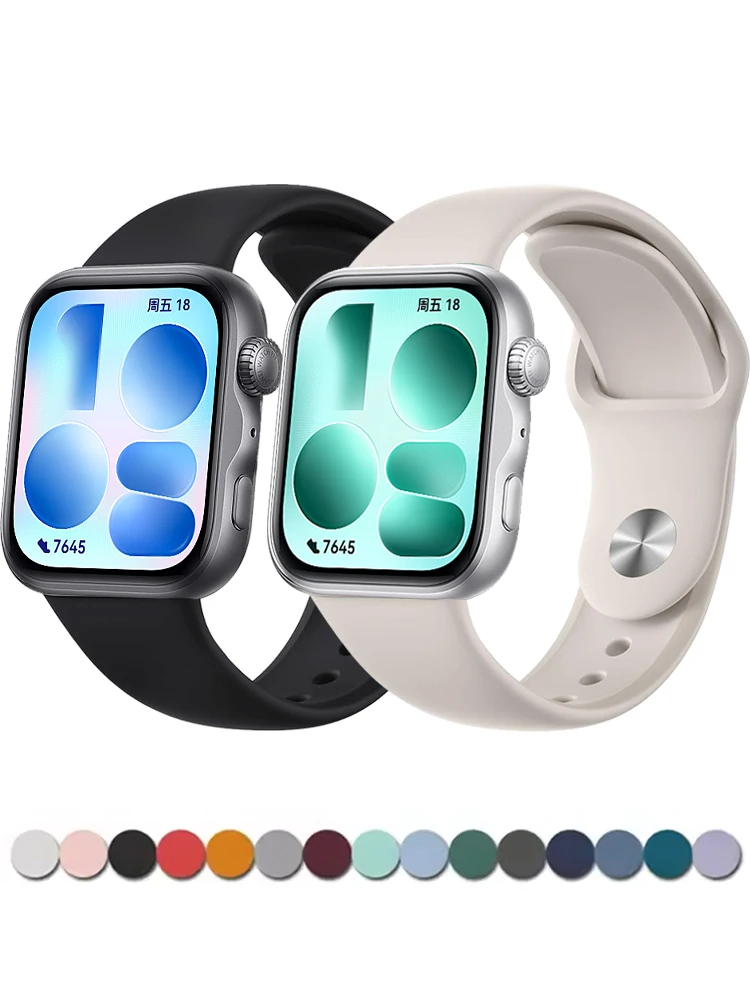 Sport Silicone Strap for Smartwatches - Durable & Comfortable Wristband Bracelet