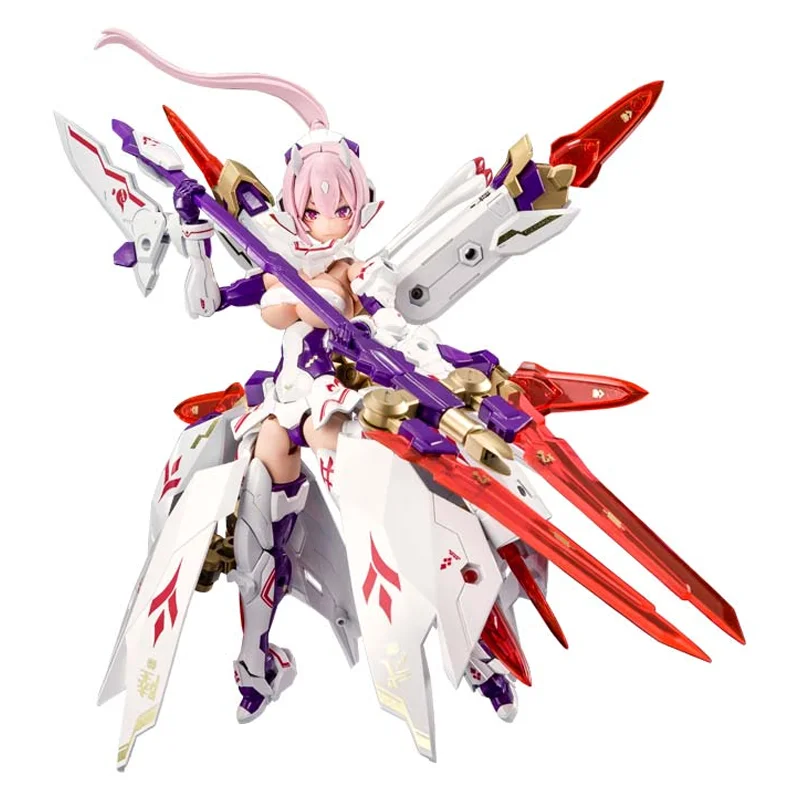 

Kotobukiya Megami Device KP515 Machine Girl Zhu Luo Ninja White Nine Tails Anime Figure Model Collecile Action Toys