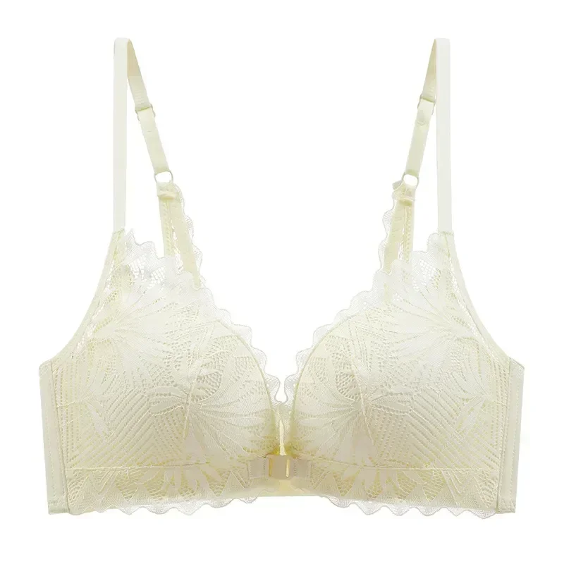 

Padded B Fashion Push Women Wireless Female Up Roseheart A Bras Underwear Black Skin Cup Lace Bralette Sexy Pink