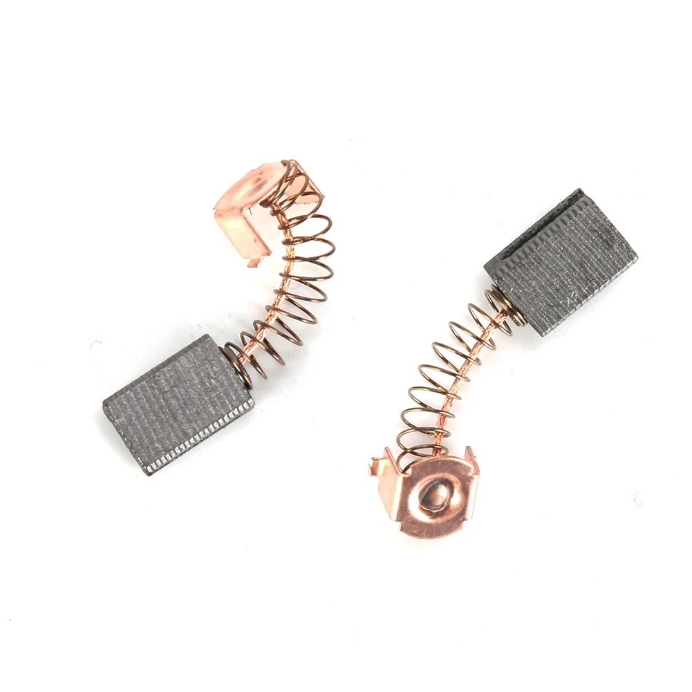 10pcs 전기 모터 카본 브러쉬 5x8x12mm 블랙 데커 앵글 그라인더 G720 교체 부품 전동 공구 액세서리