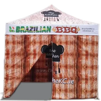 Tenda a baldacchino Tende da esterno rinforzate Tende da festa Tenda da cibo Gazebo 3x3M Gazebo pop-up Tessuto Oxford con cappotto in PU Spedizione gratuita 1