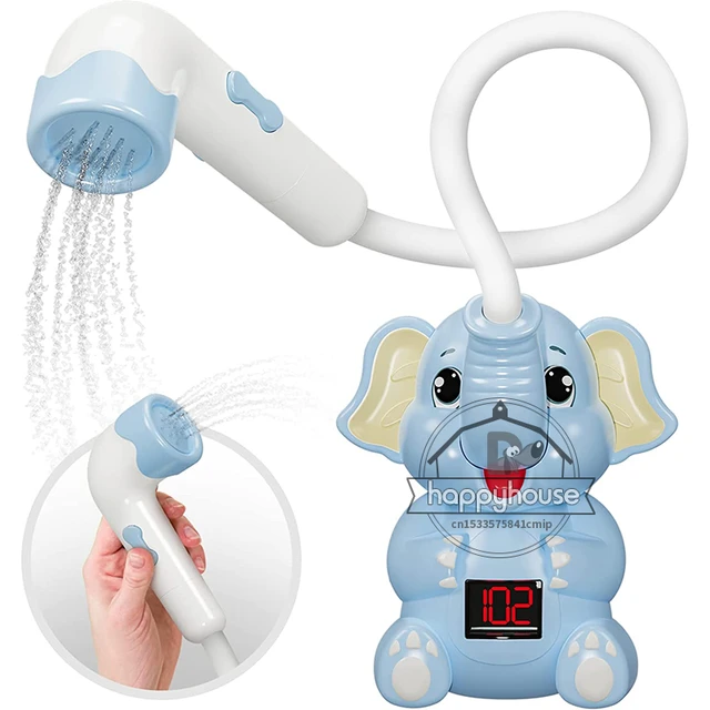 Elefante eléctrico 360, juguetes de baño para niños, bomba de chorro de  agua para bebés, bomba para bañera, juguetes de ducha con mangueraelefante  azul zhangmengya unisex