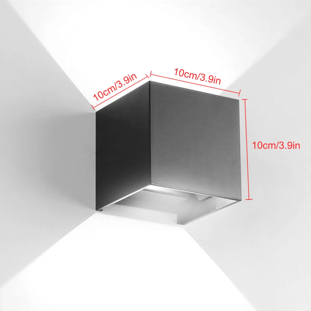 Lâmpada de Parede ao ar Iluminação para Cima e para Baixo Decoração da Escada Lâmpadas de Parede Luz da Parede Arandela Livre Interior Jardim Luzes Luminárias Alumínio 6w Led 16 Online shopping