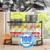 Over The Sink Dish Drying Rack (Adjustable Height/Length) Snap-On Design 2 Tier Large Dish Drainer Kitchen Organization 6