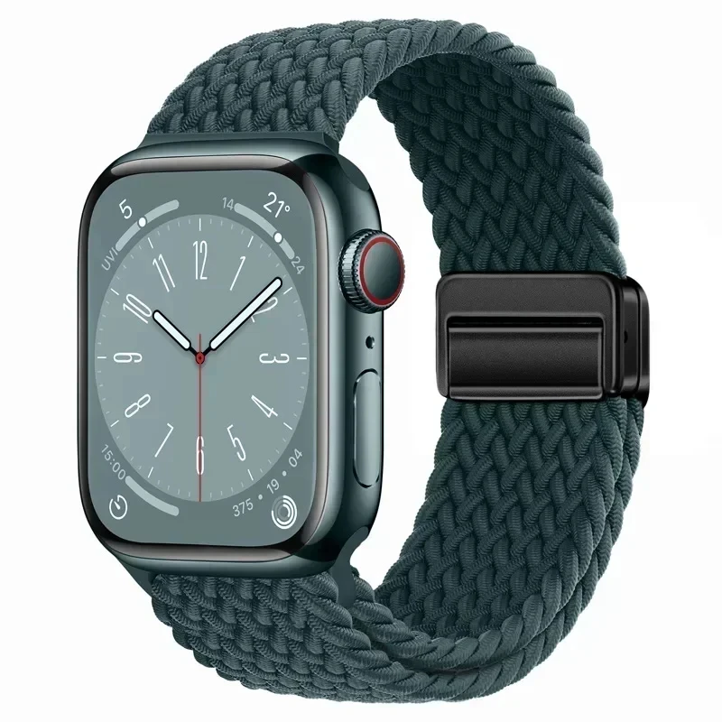Braided Magnetic Buckle Nylon Strap