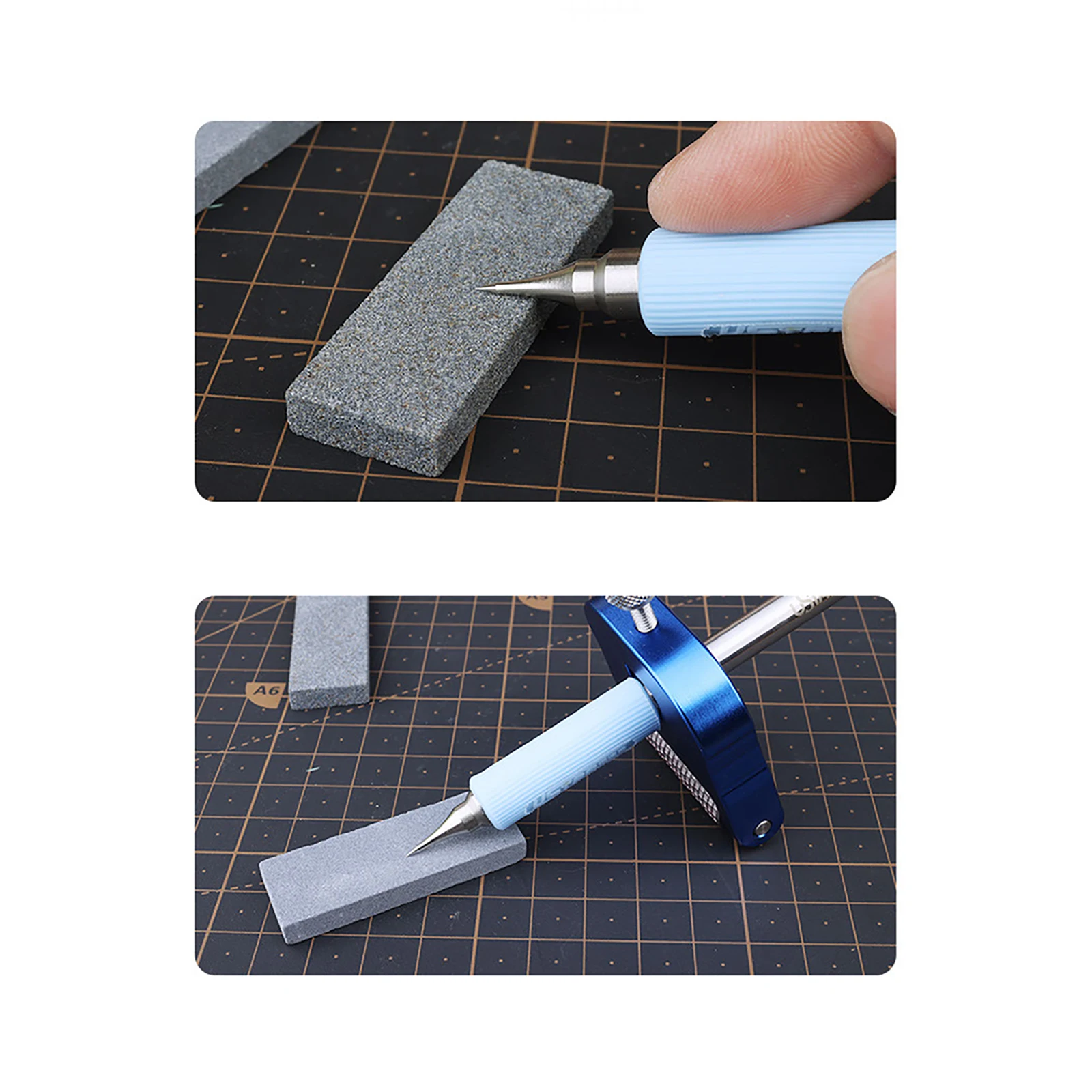 scriber sharpening process