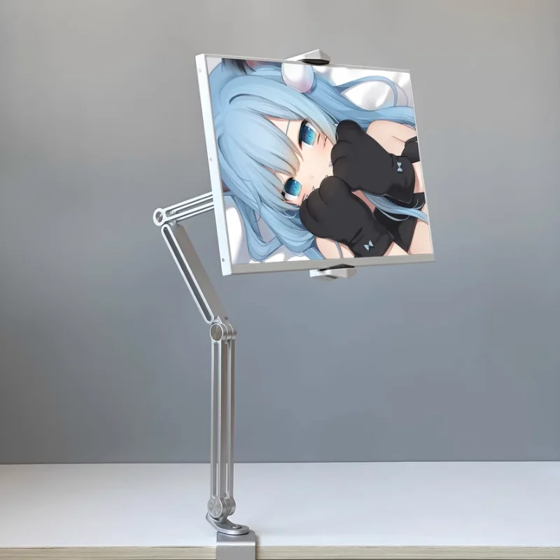 Alumínio Dobrável Vesa Desk Stand Suporte do Monitor Portátil Gaming Live Streaming 13.3 15.6 17.3 - Imagem 4