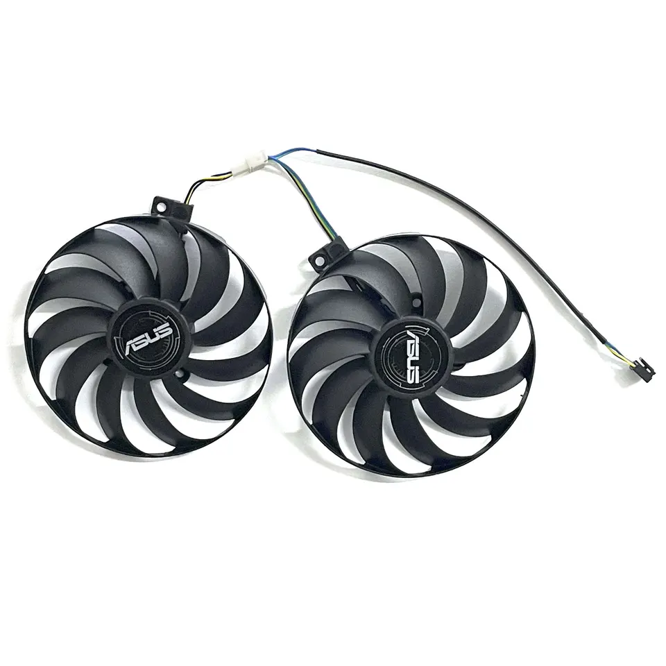 2PCS 95MM T129215SU FDC10U12S9-C DC 12V 4pin RX5600XT 5700XT GPU