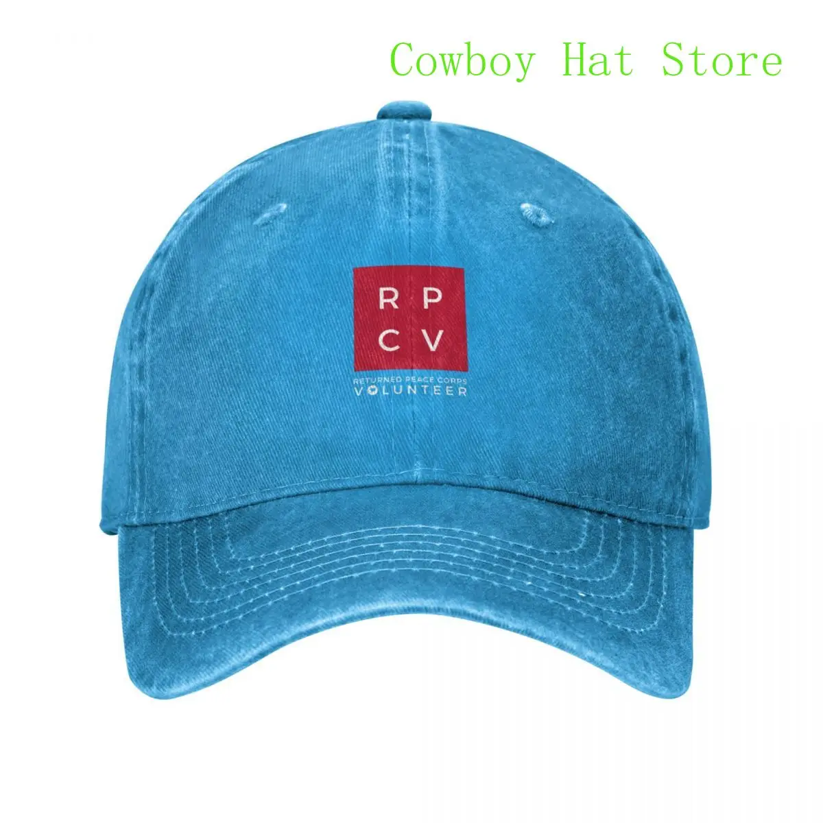 

Best RPCV - Returned Peace Corps Volunteer Baseball Cap Wild Ball Hat Visor Women Hat Men'S