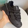 Unisex Round Toe Genuine Leather Sneakers Mixed Colors Mens Flat Breathable Lace Up Casual Shoes Spring Male Sneakers 35-46 2