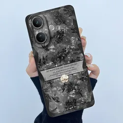 Fashion Simplicity Floral Silicone Ultrathin Shockproof Phone Case for Vivo V60 Lite 5G (HEI - TYHEI1001)