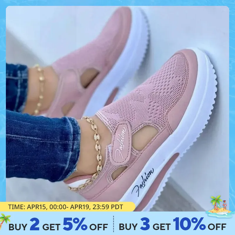 Red Casual Shoes, WOMEN'S Breathable Fashion Brand, Summer WOMEN'S Sandals Platform, Vulcanized Shoes, WOMEN'S New Sports Shoes