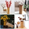 Tall Wicker Vase Rattan Small Flower Long Bottle Basket Tulip Flowers Decor Home 6