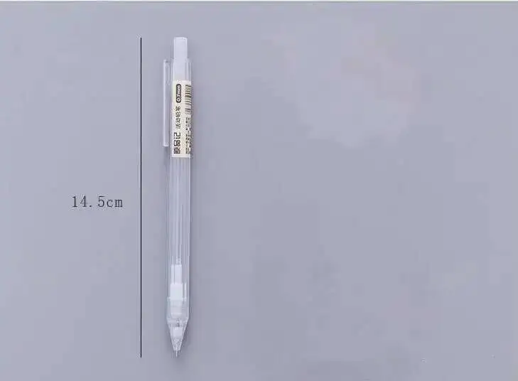 1 Stück niedlicher einfacher Kawaii automatischer transparenter Druckbleistift Neuheit Büros Schulbedarf Ordner Schreibwaren kreativ – Detail 14