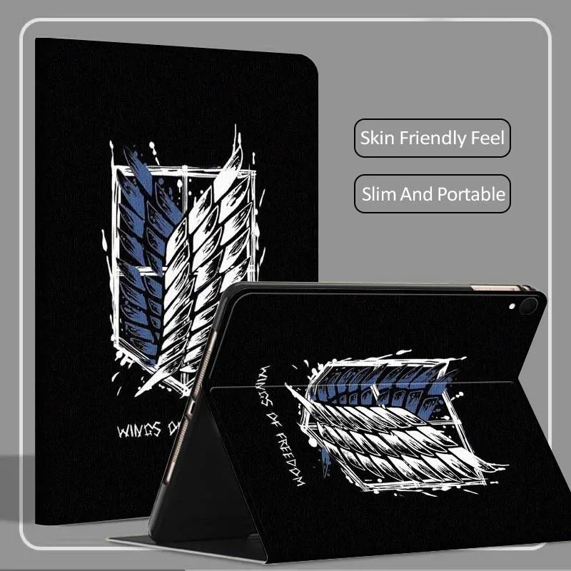 Attack on Titan Logo Tablet Case - Anime-Inspired Design