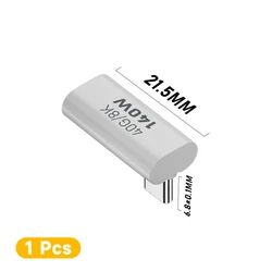 High-Speed USB-C Female to Male Adapter - 140W PD 3.1, Thunderbolt 3, 40 Gbps Data Transfer, 8K Display Extension Connector (5)