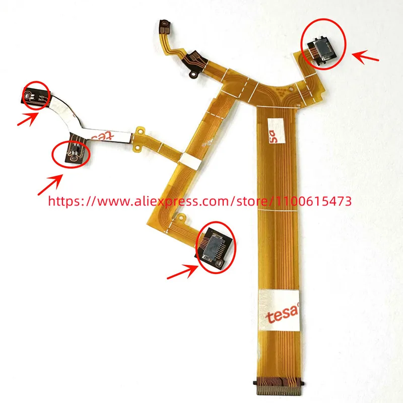 Nuovo Per Fujifilm Fuji Xf 16-80Mm Lens Flex Focus Cable Flessibile Xf 16-80 Parte Di Riparazione Di Ricambio (Con Presa)