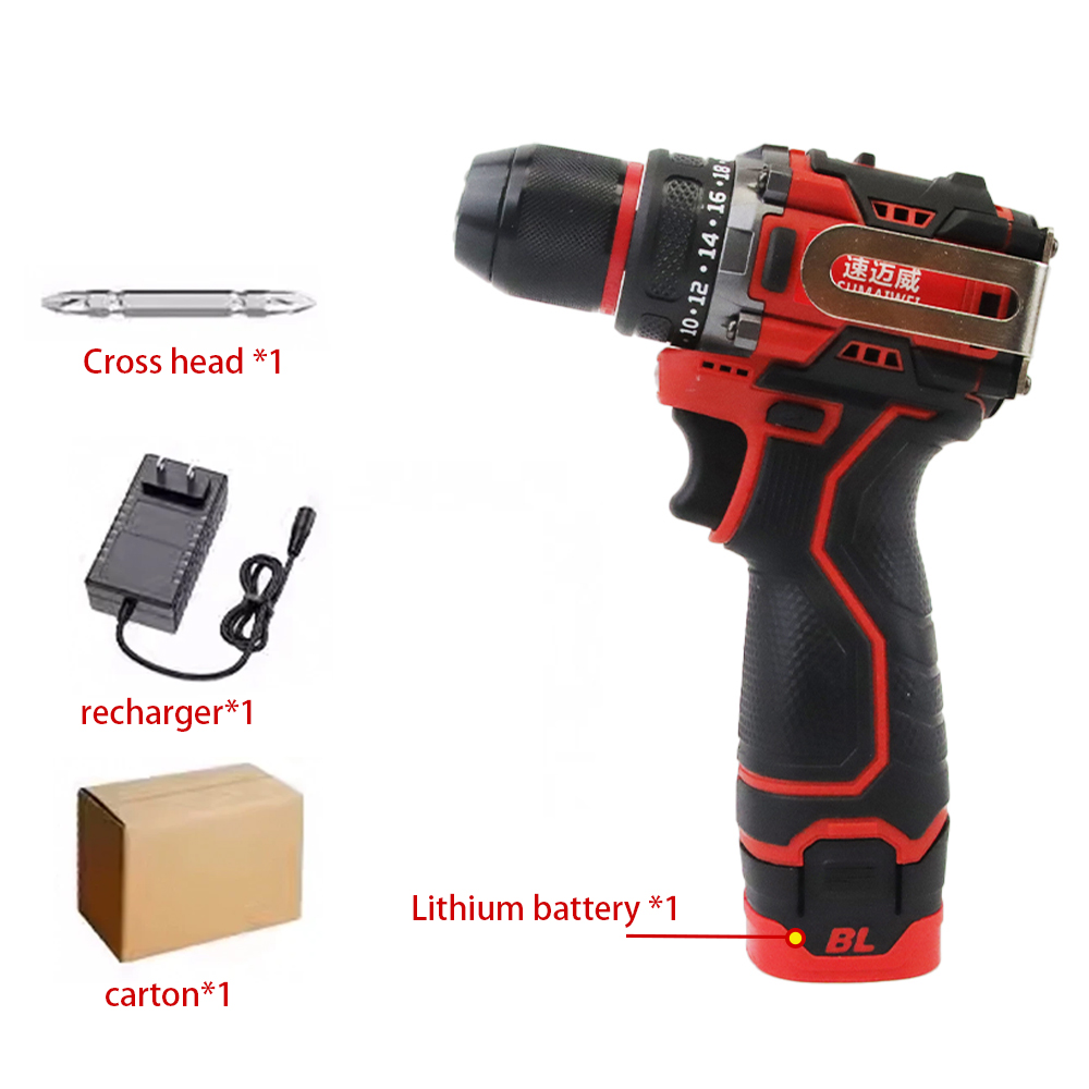 Pintudy Brushless Electric Drill Tapping Cordless Impact Drill Metal Ratchet Chuck Electric Hand Drill Electric Screwdriver