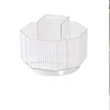 360 Rotating Transparent Cosmetics Storage Box Clear Desktop Makeup Organizer Large Capacity Bathroom Storage Rack Pen Holder 6