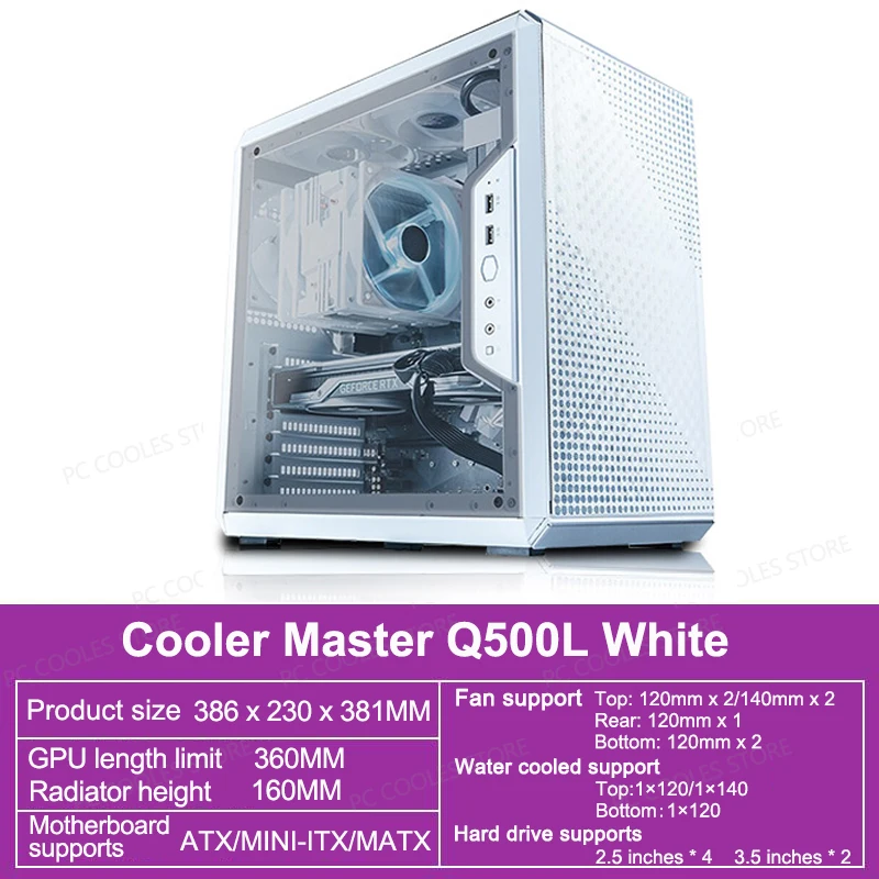 Cooler Master MasterBox Q500L MCB-Q500L-KANN-S00 Noir - Boîtier PC