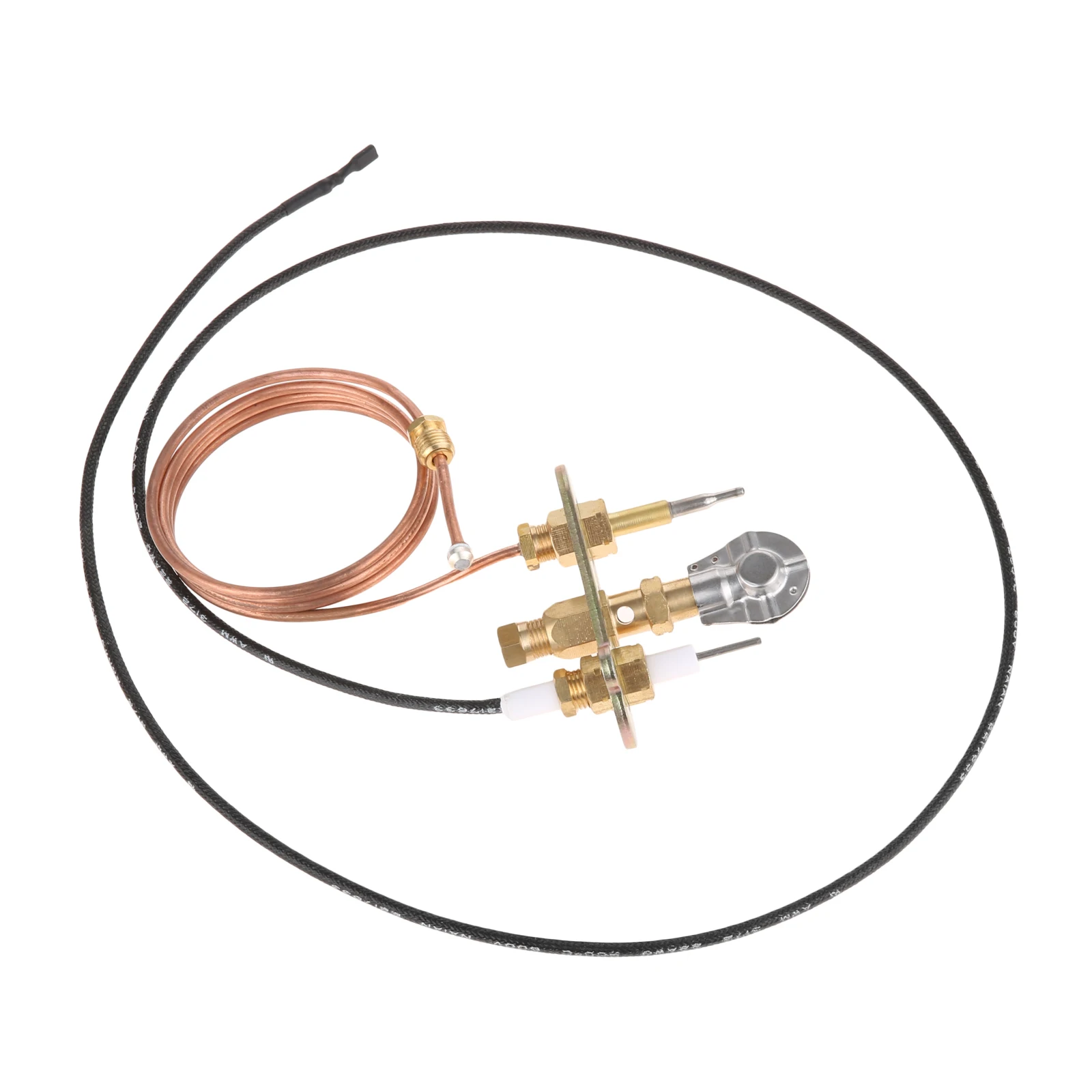 

Liquefied Gas M8*1 Thermocouple + Ignition 900mm Pilot Burner set fit for Replacement Fireplace/Thermocouple Gas Water Heater