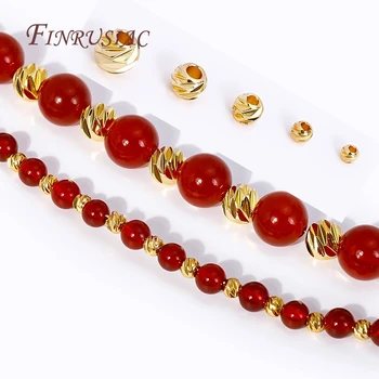 18K Gold Plated Spacer Beads – 2.5-6mm for DIY Jewelry Beading 1