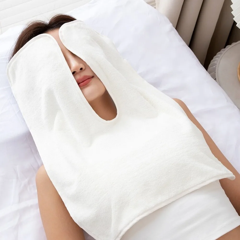 Creative Cotton U-shaped Towel Portable Soft Massage Chest Towel Comfortable Thicken Facial Towels Spa