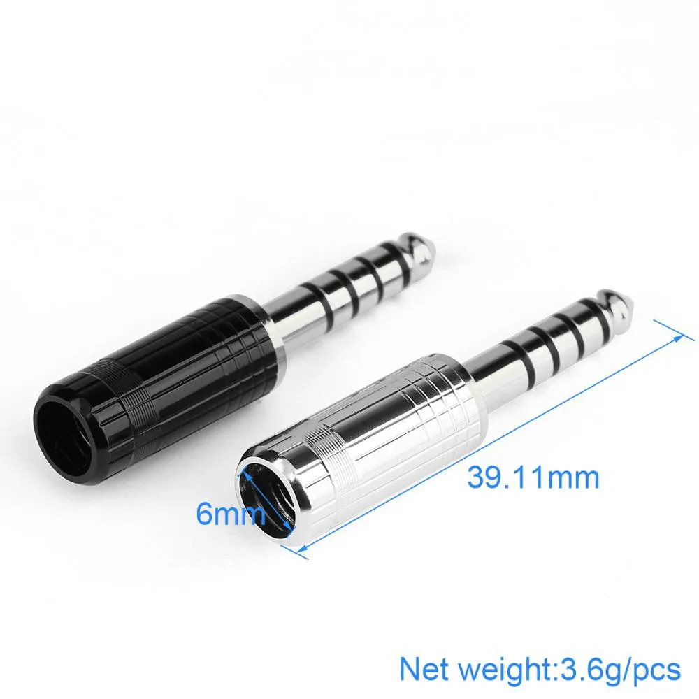 Fone de Ouvido Banhado a Ouro Áudio para Nw-wm1z - a Alta Jack Equilibrada Plugue Fidelidade Fone Ródio - 4.4mm 5 Pólo Fio Conector Adaptador Metal 4.4 - Image 3