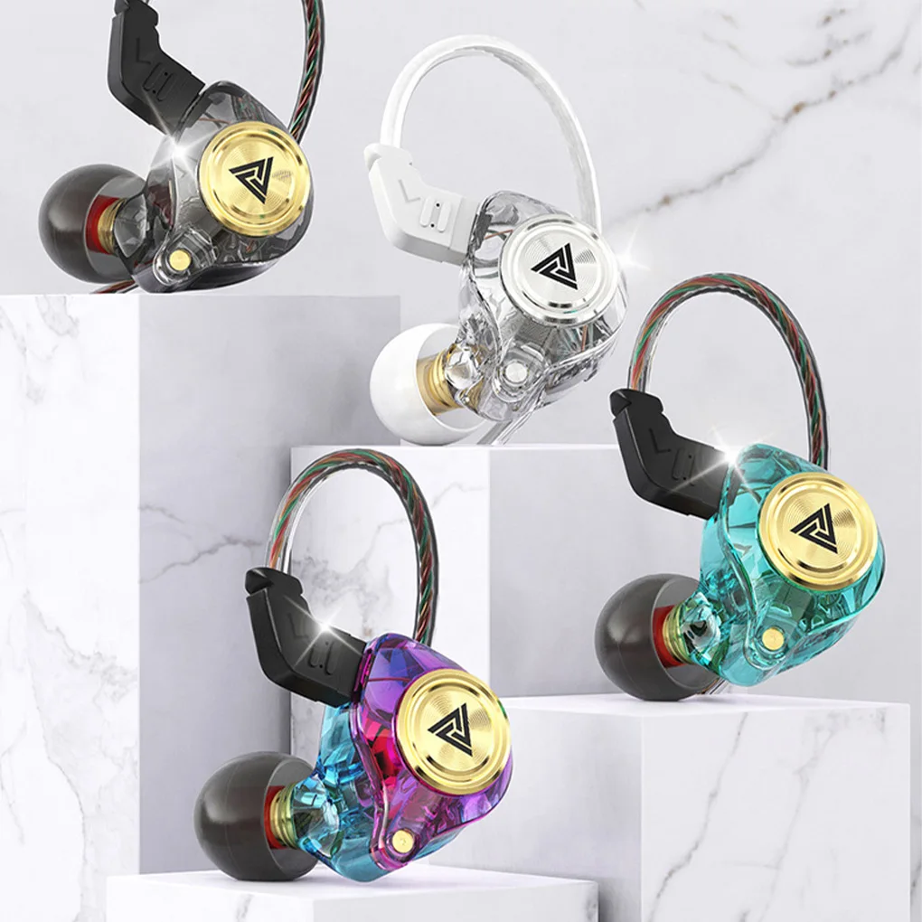 QKZ AK3 FiLe Wired Earbuds In Ear 3.5mm Cellphone Earphone Hands-free Long Cord Running Smartphone Headset