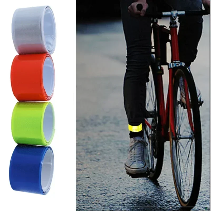 Reflective Bands Wrist Arm Ankle Leg High Visibility Reflect Straps Night Walking Running Reflective Strips Warning Tape Reflective Tape Bands Reflective Tape