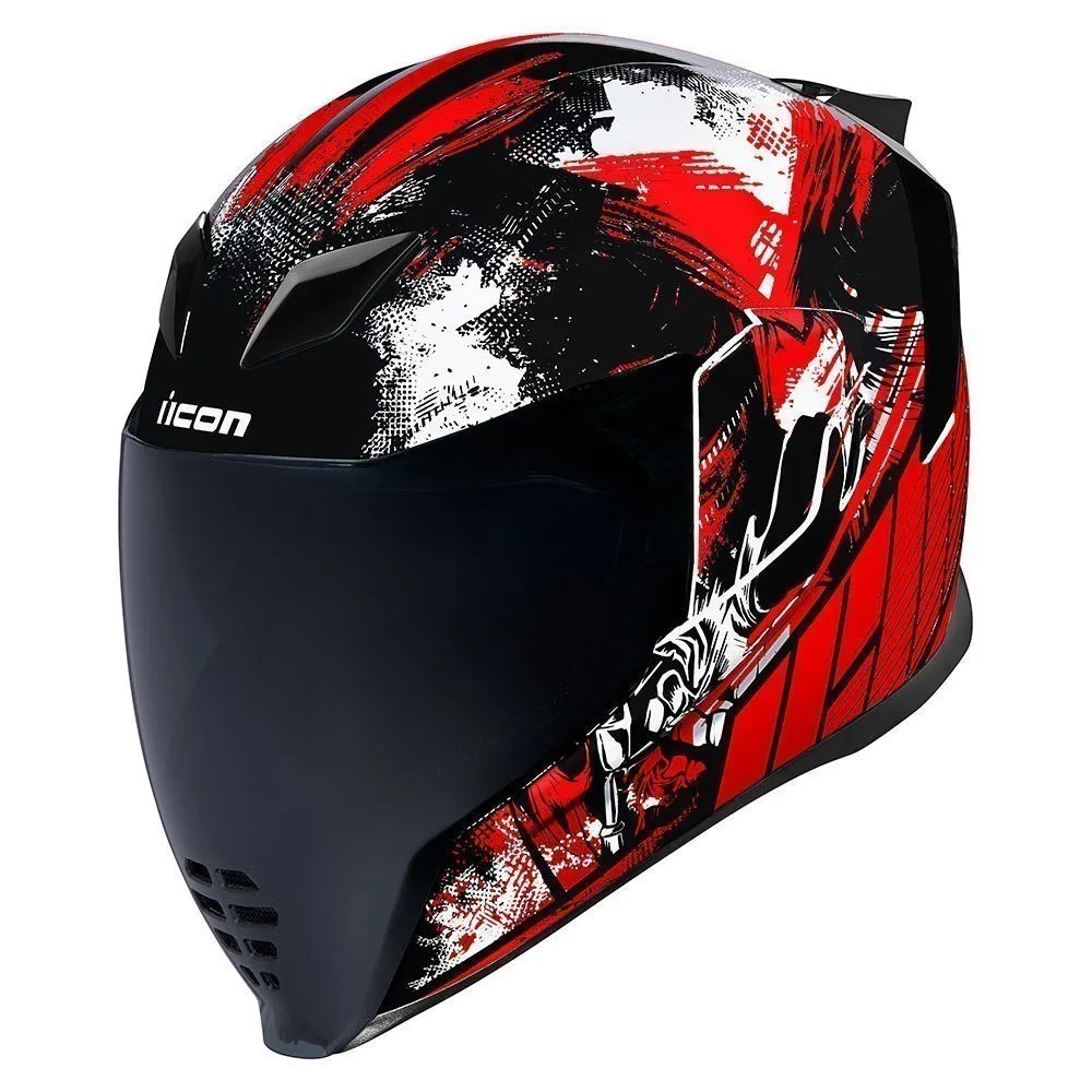 Ikon Airflite Stim Helm Merah Sepeda 
