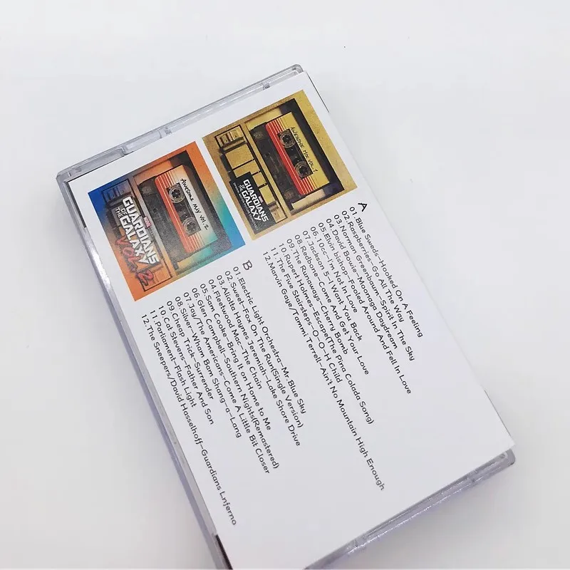 Marvel Guardians of the Galaxy Raccoon Groot Star-Lord Music Tapes Cosplay Soundtrack Box Cassettes Car Walkman Tape Props Gifts