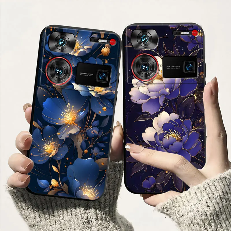 Shockproof Soft Silicone TPU Phone Case with Cat and Dog Design - Back Cover s