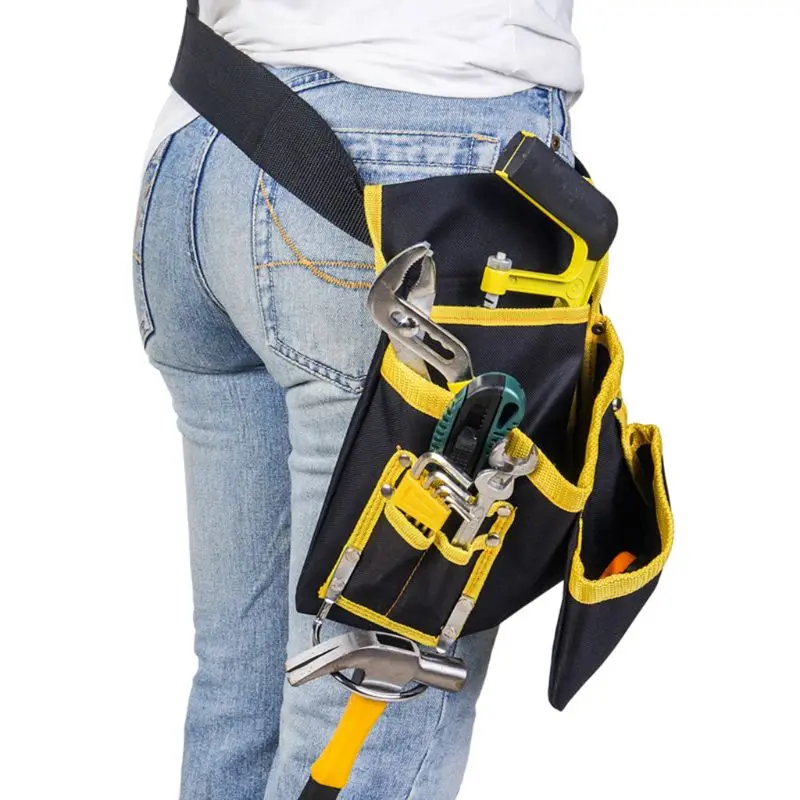 Multi-functional Electrician Tool Bag Waist Pouch Belt Storage Holder Organizer Electricians Tool Pouch Kit Bag DropShip rolling tool bag