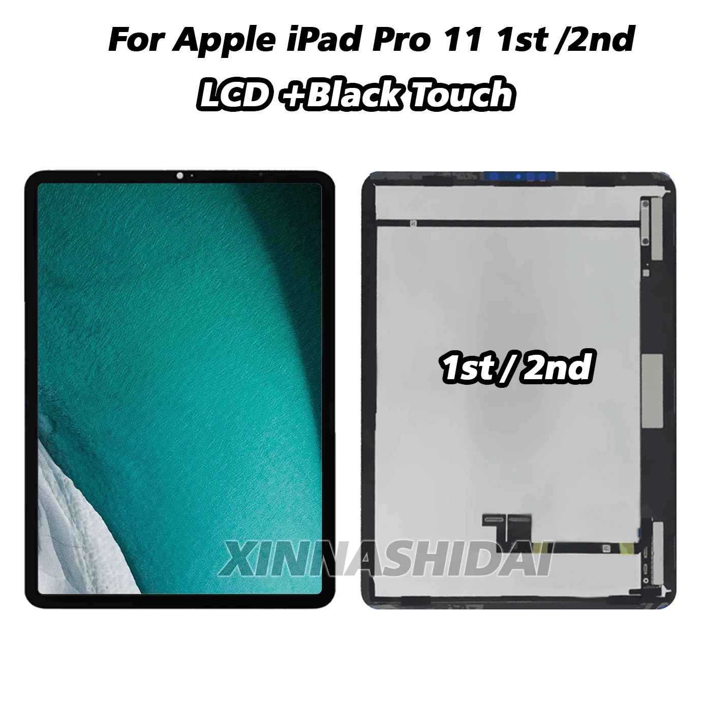 Apple iPad Pro 11,第1,第2,第3世代,a1980,a1934,a1979,a2301用の交換