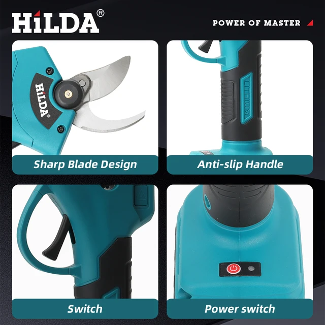 Cordless, Brushless Electric Pruning Shears