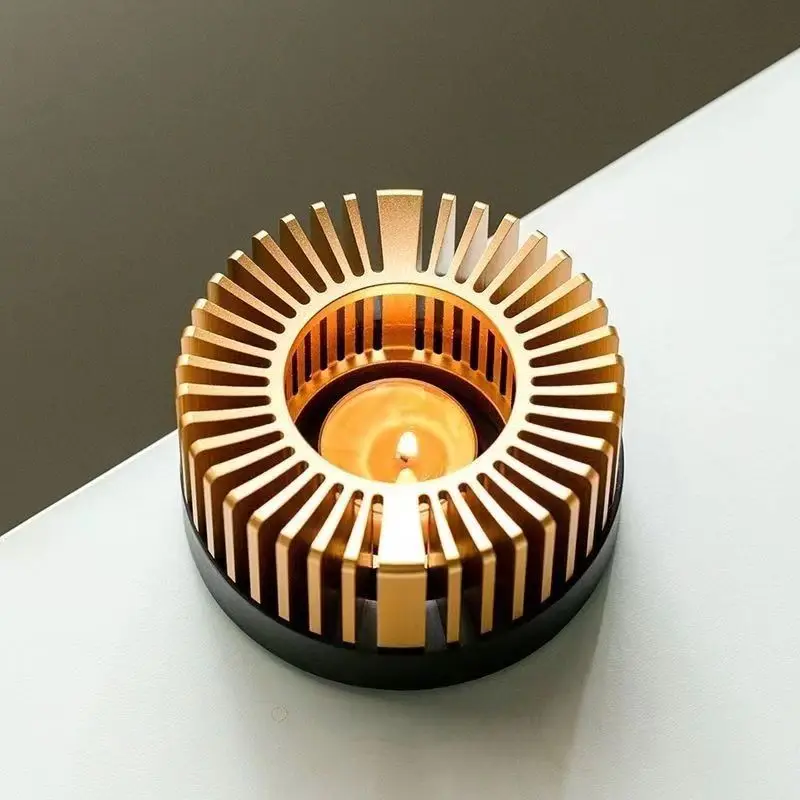 

Металлический Золотой подсвечник GIEMZA для подсвечника, винтажный подсвечник для чайной плиты