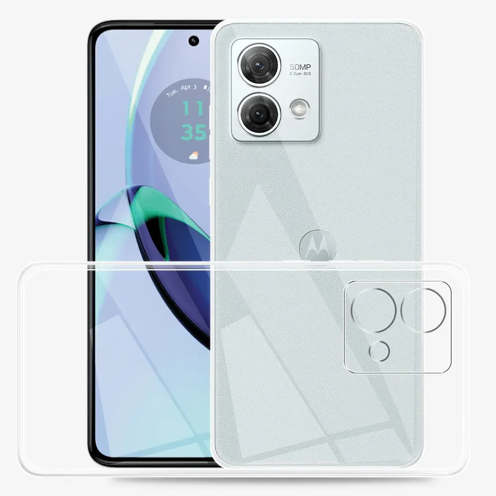 Case Back Cover Clear Silicone Soft TPU Case for Moto G54 5G Moto G84 G73 G72 G71 G62 G60 G60S