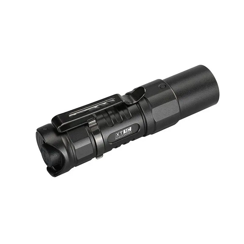 KLARUS XT1C 전술 손전등 XP-L HD V6 최대 1000 루멘 EDC 라이트 듀얼 스위치 토치 마이크로 USB 충전 16340 리튬 이온 배터리