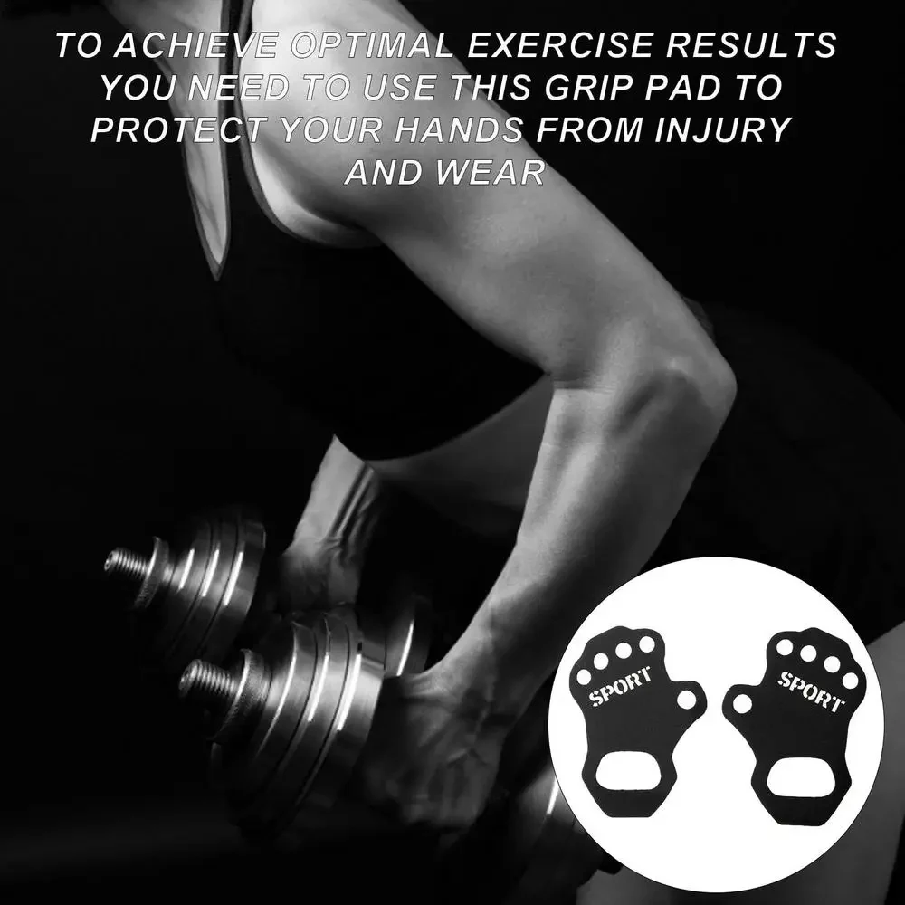 Anti-Slip Fitness Grips Pads, Gym, Yoga, Exercise, Cycling Gloves, Weightlifting, Cross Fitness,Powerlifting,Calisthenics, 1Pair 3