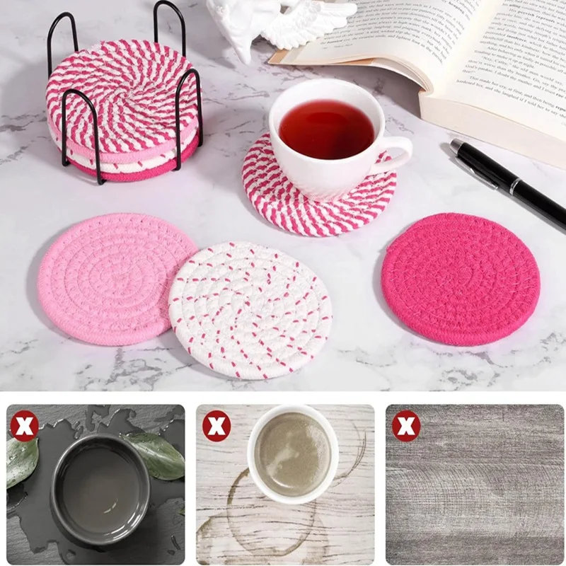 Paquete De 8 Posavasos Para Bebidas, Para Mesa De Centro | Meses Sin