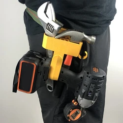Electrician Tool Holder Professional Eletric Drill Clip Tools Bag Waist Pocket Plastic Waist Tools Hook for Men Women