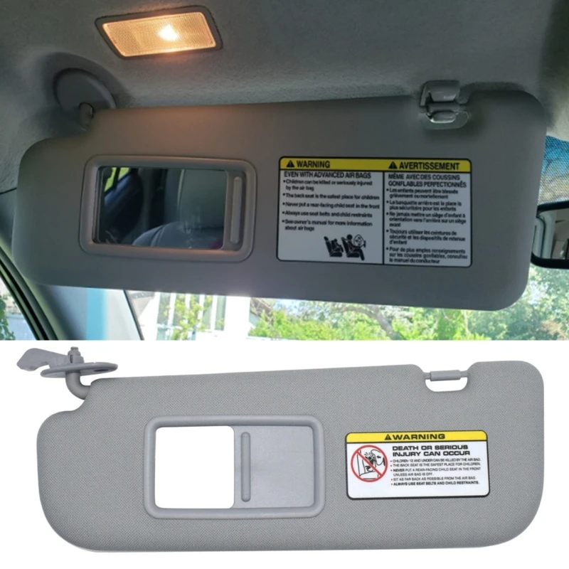 

Left Driver Car Front Window Cover Shield Shade Blind Sunvisor with Makeup Mirror for Hyundai Elantra 852103X000TX 2011-2015
