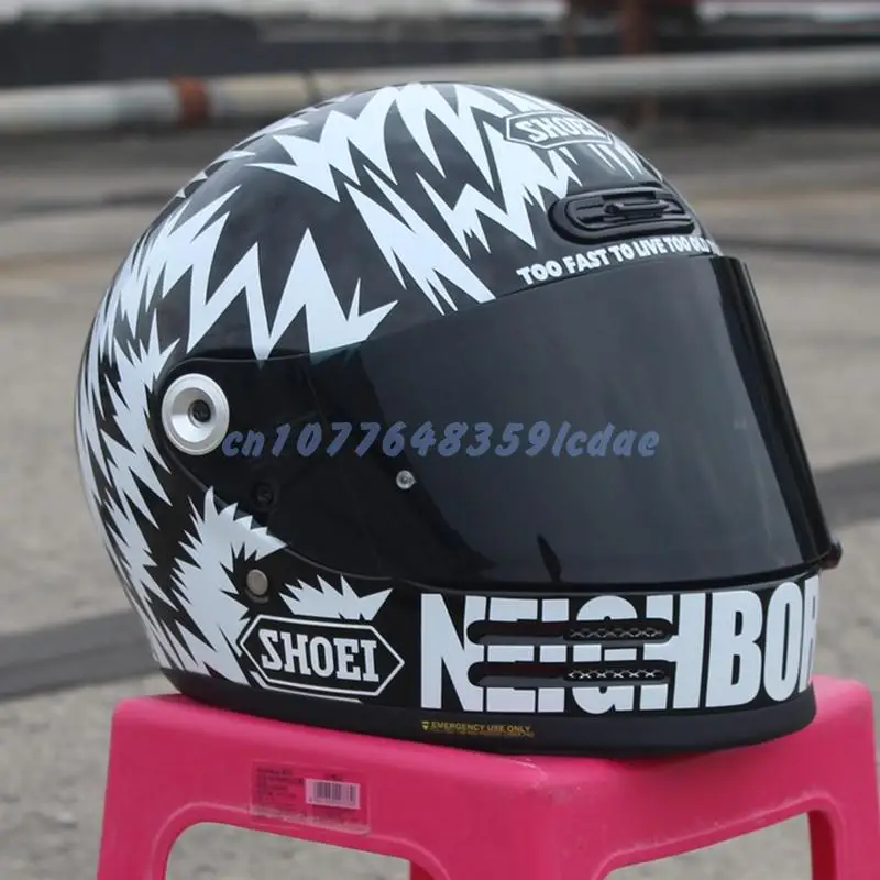 

SHOEI GLAMSTER High quality ABS vintage Japanese full face helmet. For Harley Motorcycle and Cruise Motorcycle Protective Helmet