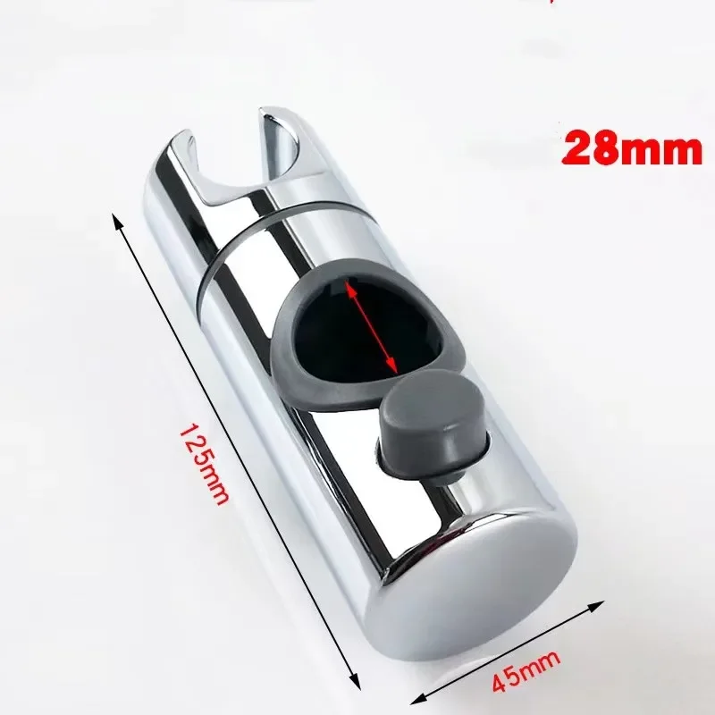 Supporto Per Soffione Doccia KZQ, Universale Per Aste Scorrevoli Da 15 Mm E 30 Mm Altezza E Angolazione Regolabili Materiale Abs Antigraffio Colori Disponibili Argento E Nero Argento 88317393