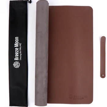 캠핑 가죽 테이블 보호 매트, 식탁보, 고정 스트랩, 메이크업 가방