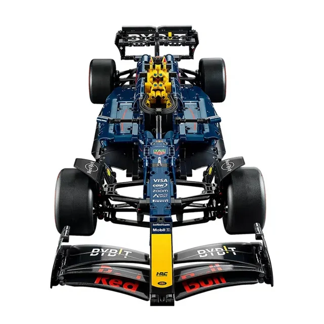 Technical Mechanical Building Blocks 1639pcs RB20 F1 Formula Racing Assembly Building Block Model Set Adult Boy Toy Gift 6