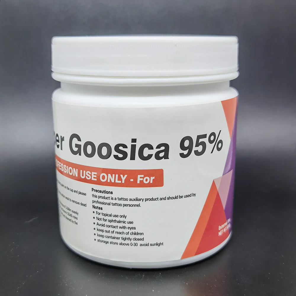 95% Super Goosica Tattoo Cream Before Permanent Makeup Microneedle Eyebrow Lips Body Beauty Tattoo Removal 500g